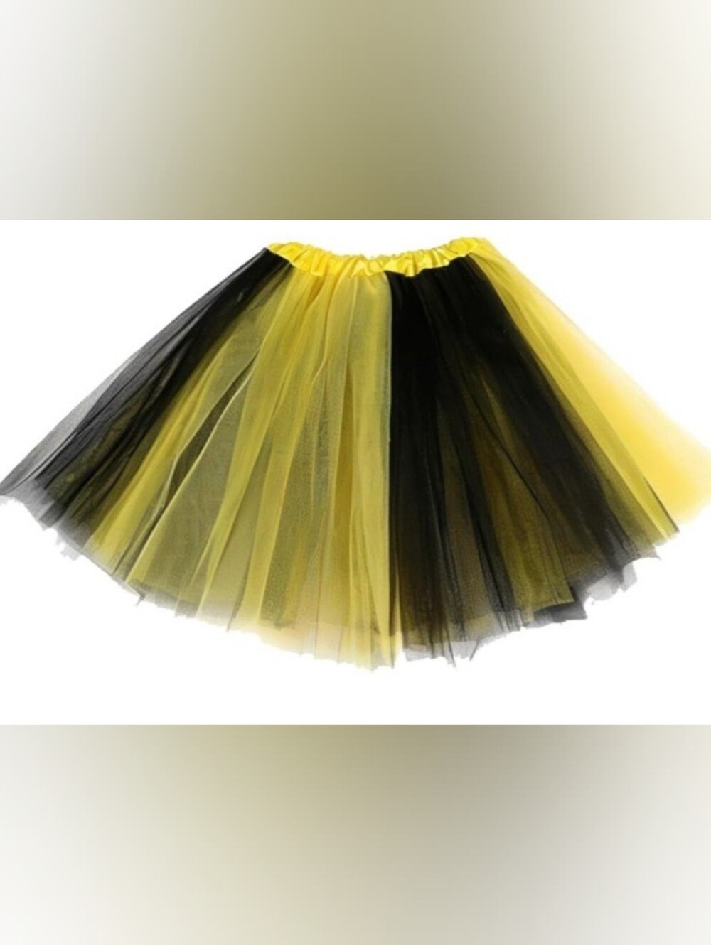 Classic Black & Yellow Bee Costume Set - Includes Wings, Tutu, Accessories - Picture 2 of 7